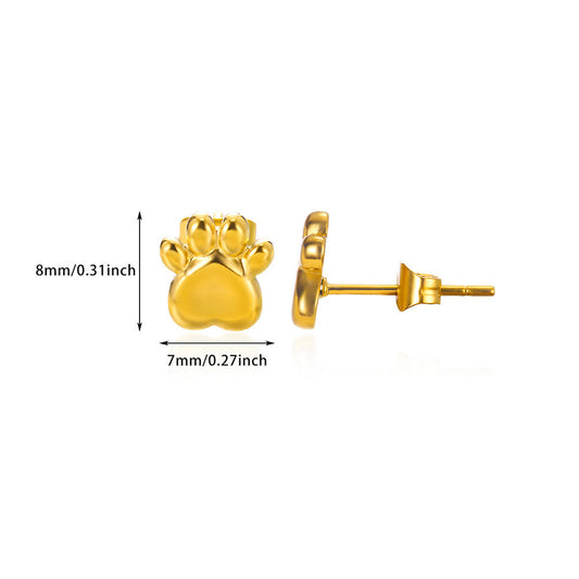 Aretes Huellitas Mini