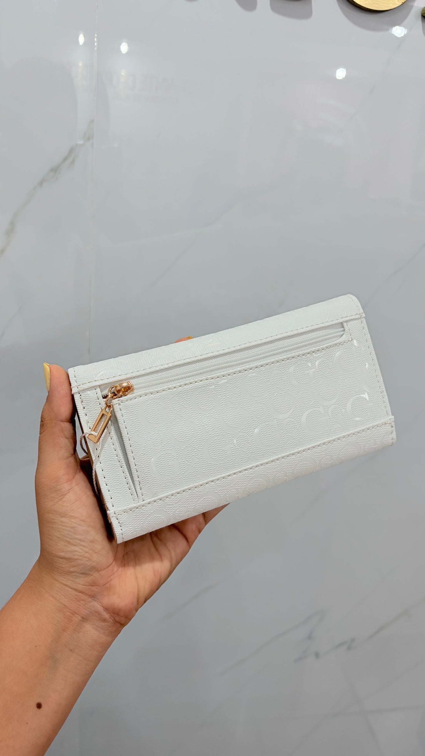 Cartera Dama Blanco Guess