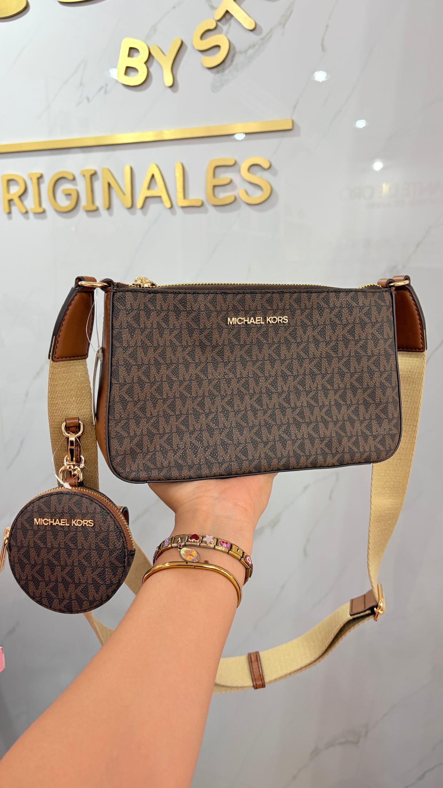 Bolsa Dama Chocolate Michael Kors