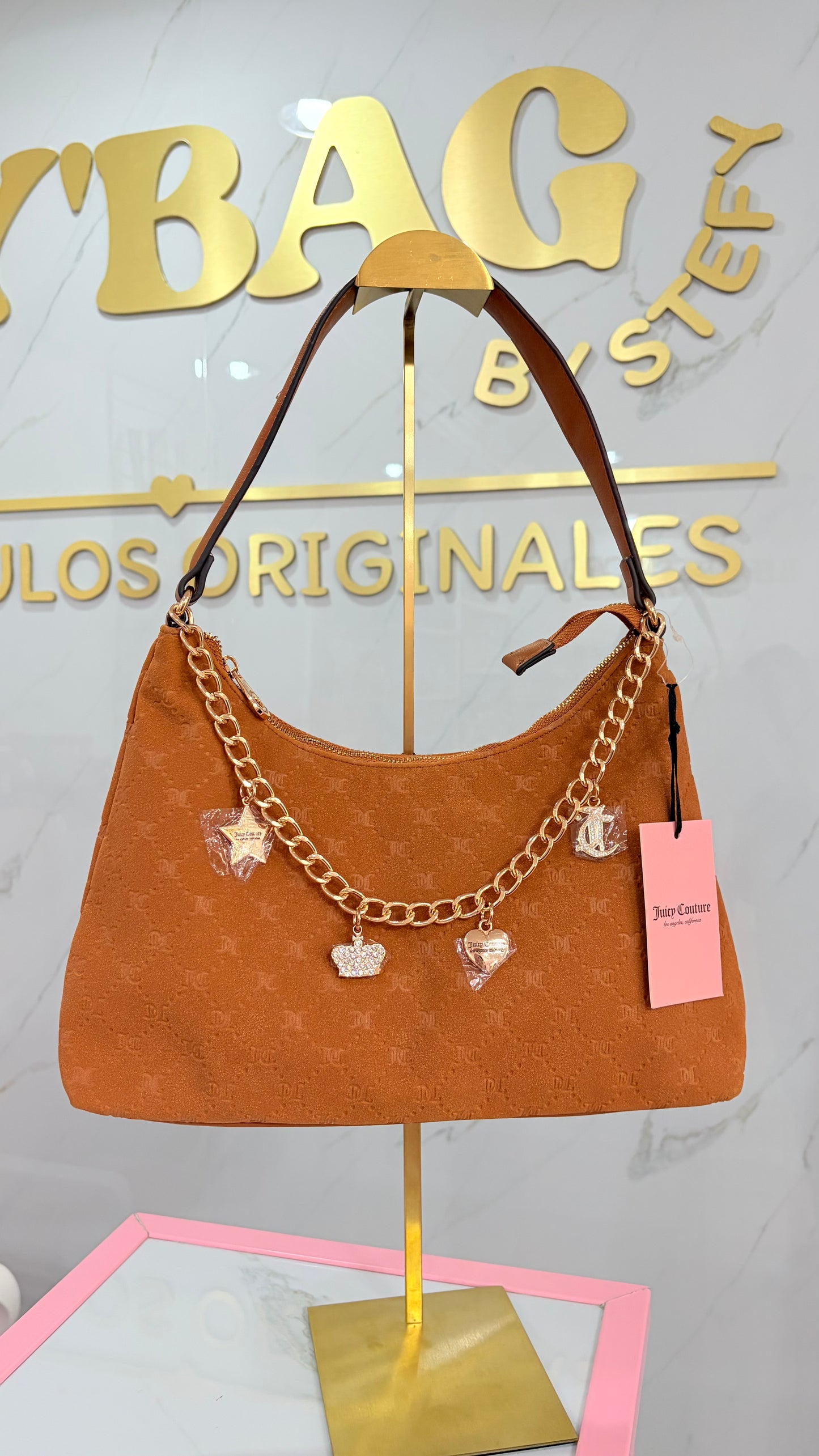 Bolsa Dama Café Juicy Couture