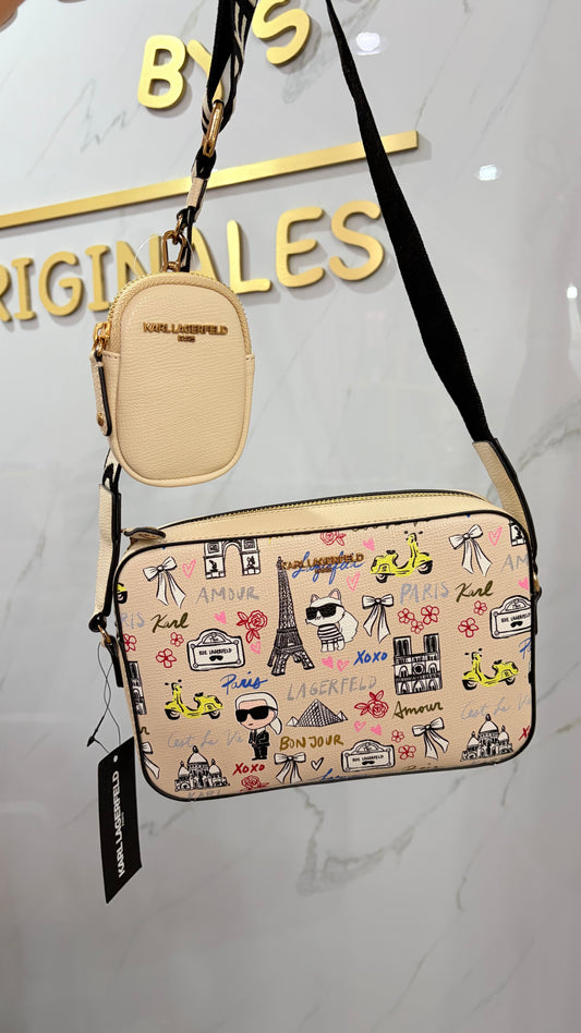 Bolsa Dama Beige Karl Lagerfeld