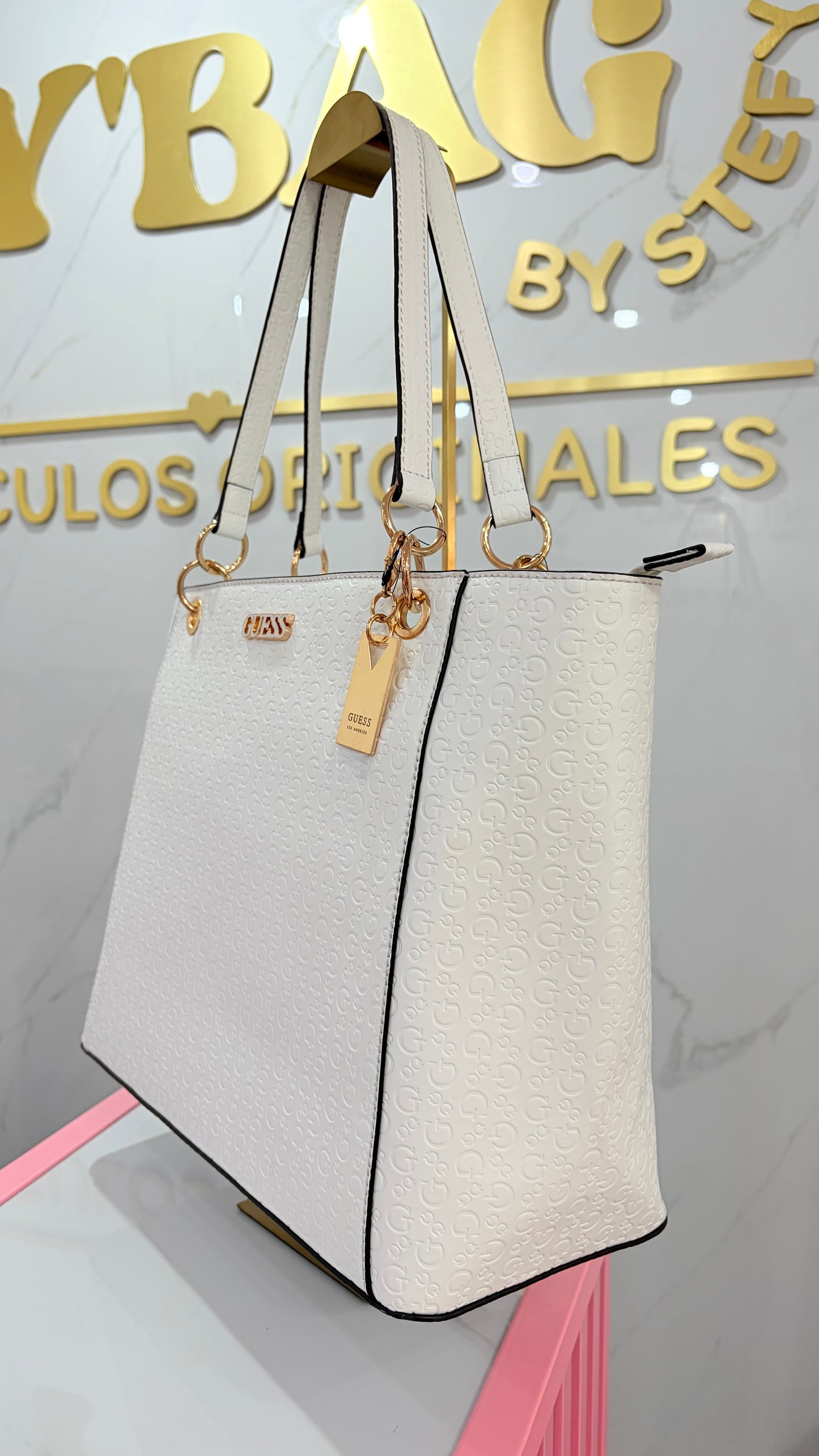 Bolsa Dama Tote Blanca Guess