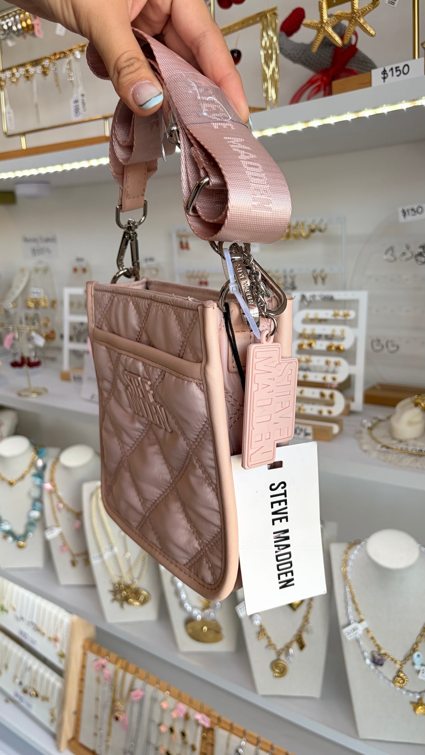 Bolso Dama Crossbody Rosa Steve Madden