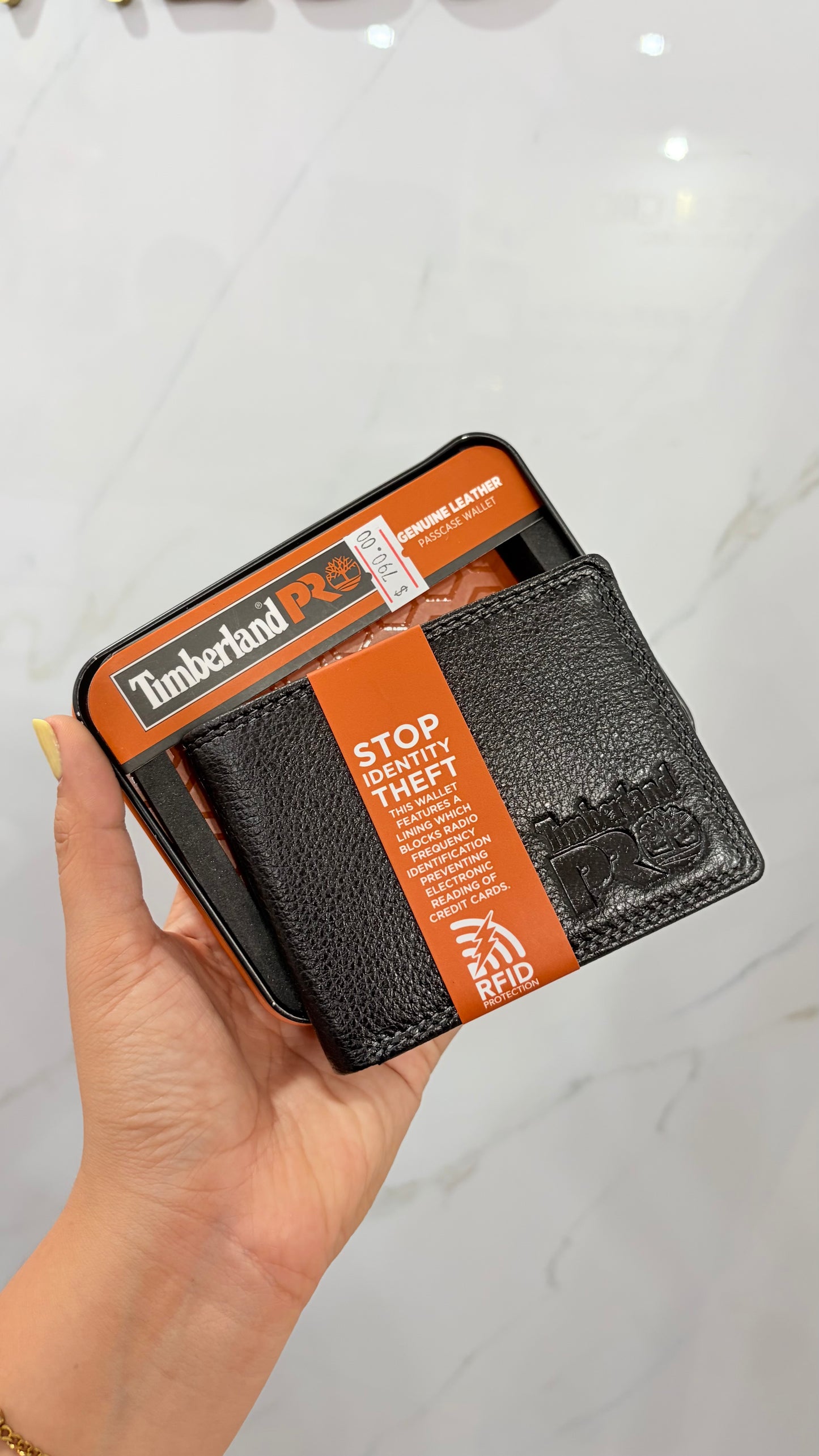 Cartera Caballero Negro Timberland Pro