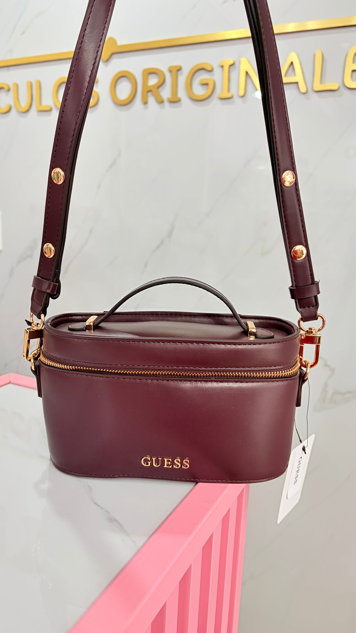 Bolsa Dama Chocolate Guess