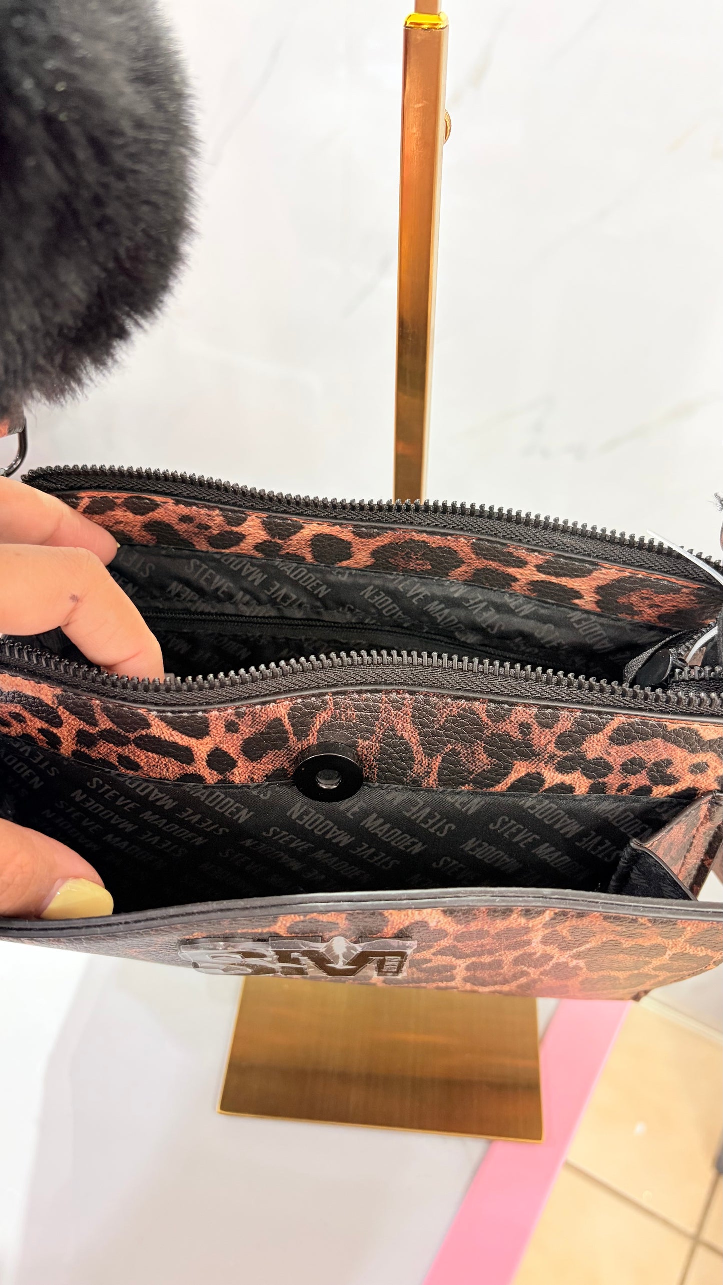 Bolsa Dama Crossbody Anima Print Steve Madden