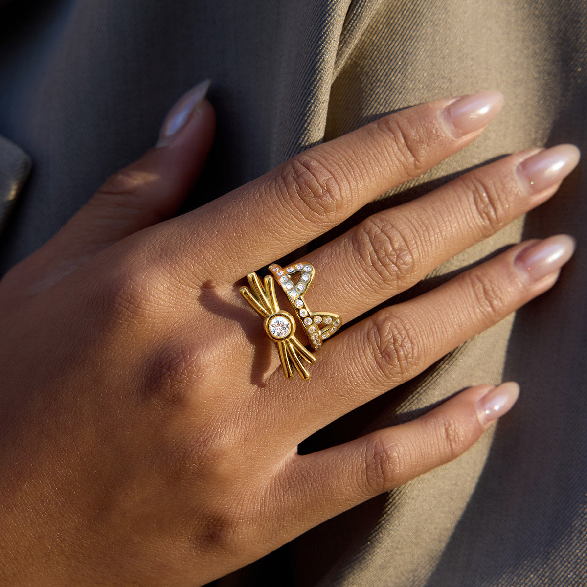Anillo Gatito Bigotes