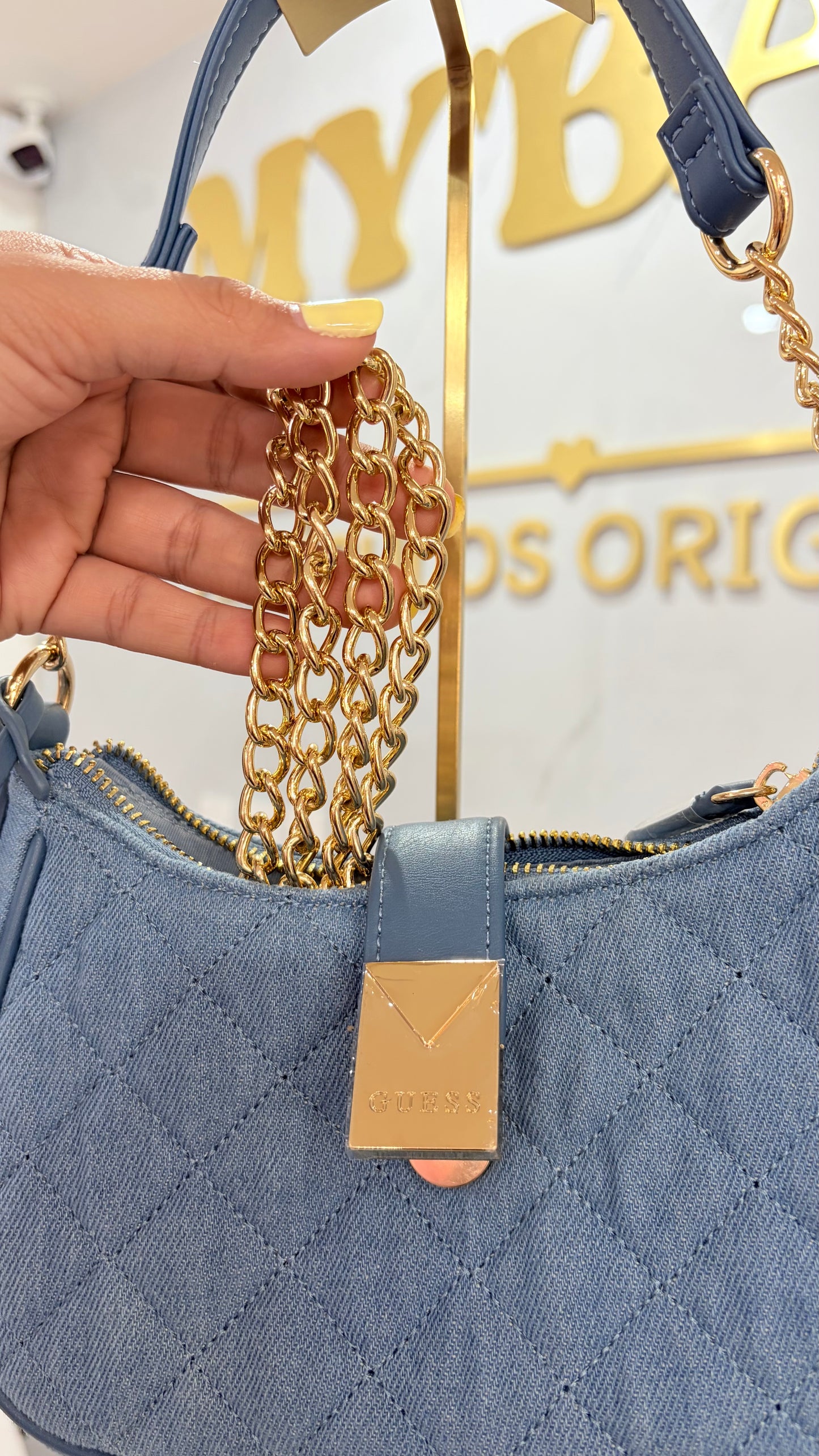 Bolsa Dama Mezclilla Guess