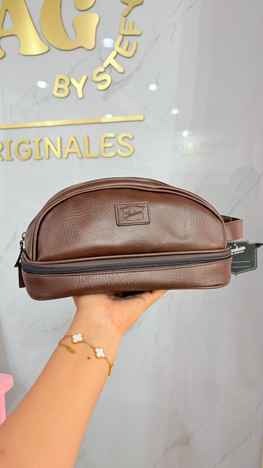 Bolso De Mano Caballero Café Florshein
