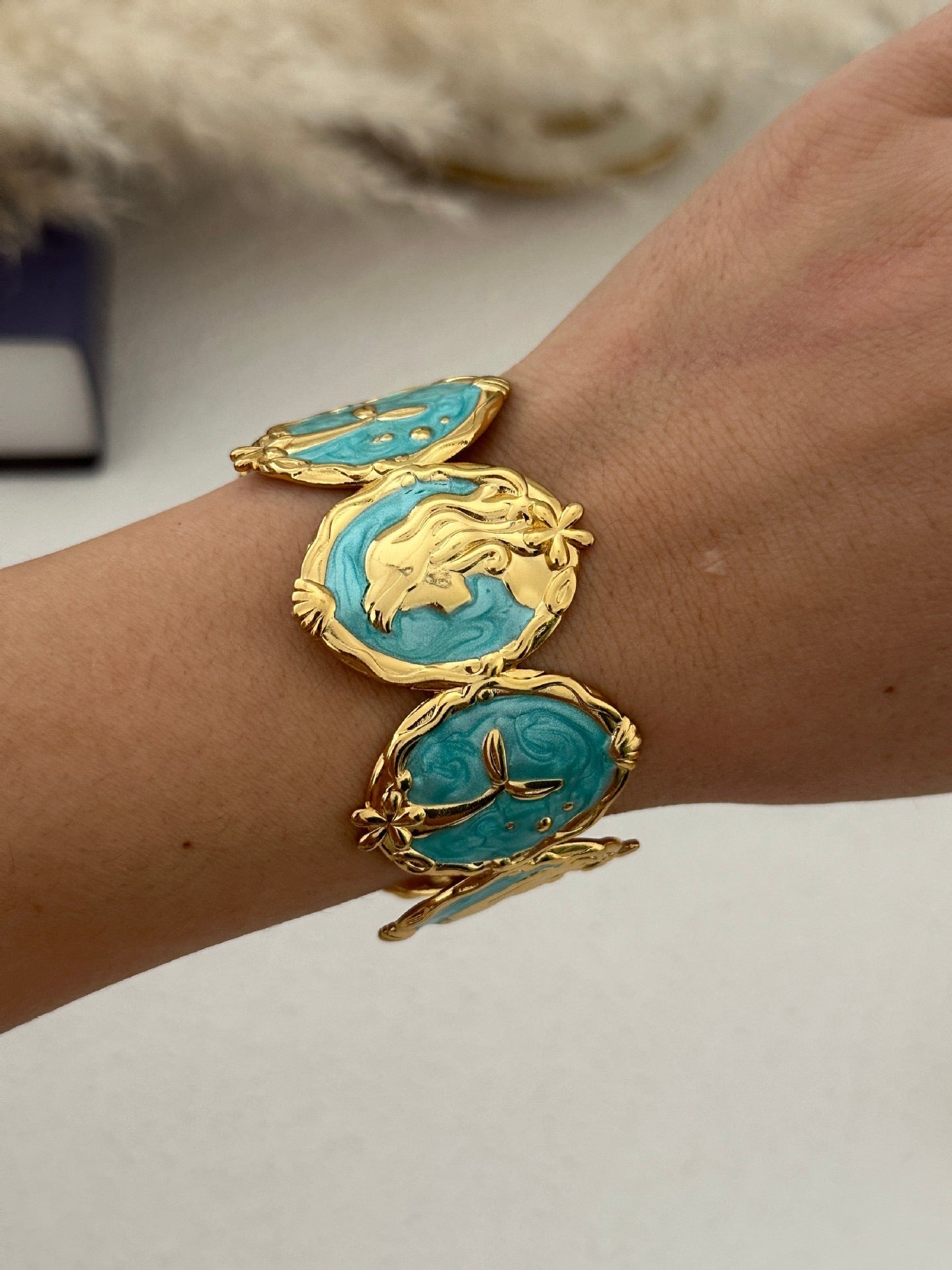 Brazalete Sirena Celeste