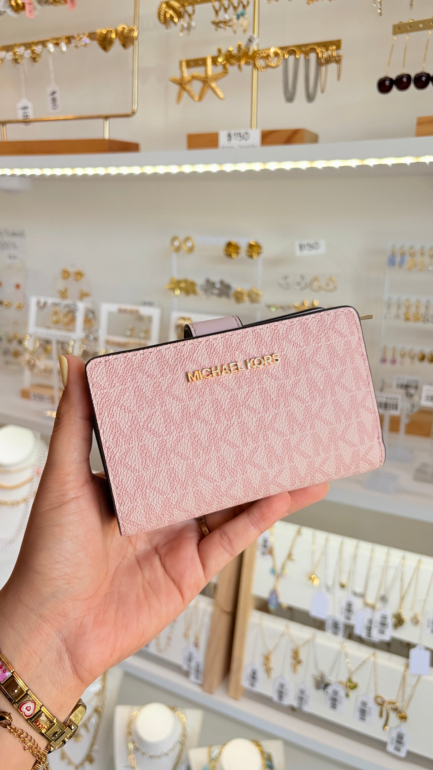 Cartera Rosa Michael Kors