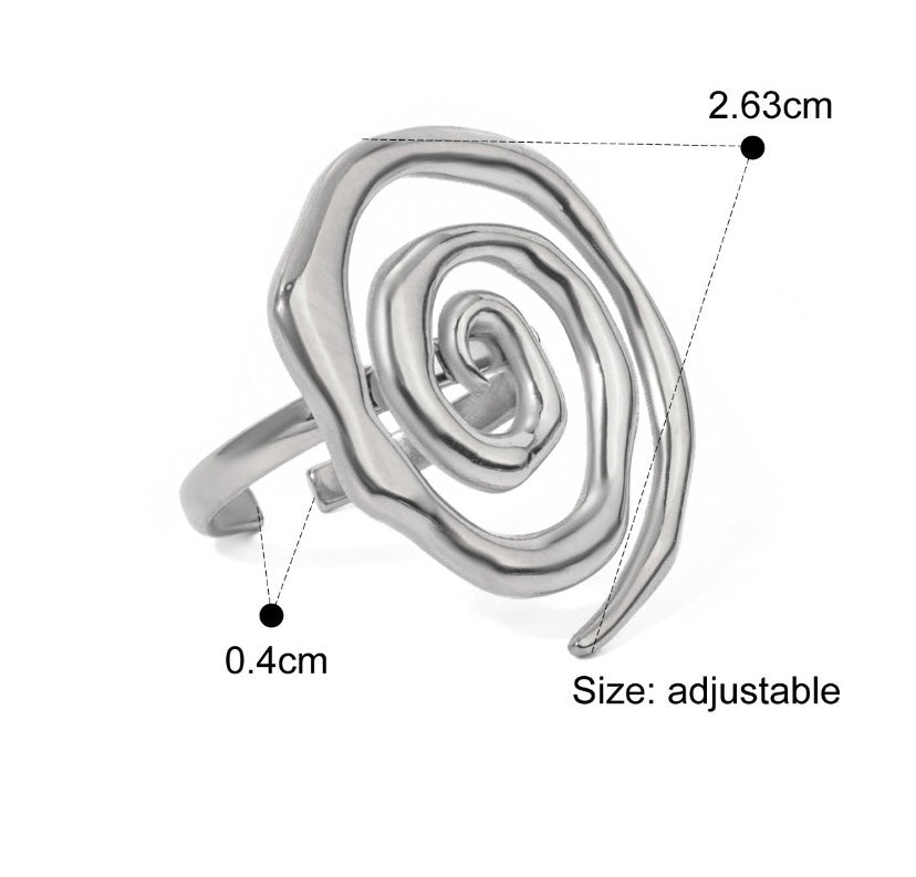 Anillo Gisselle Plateado