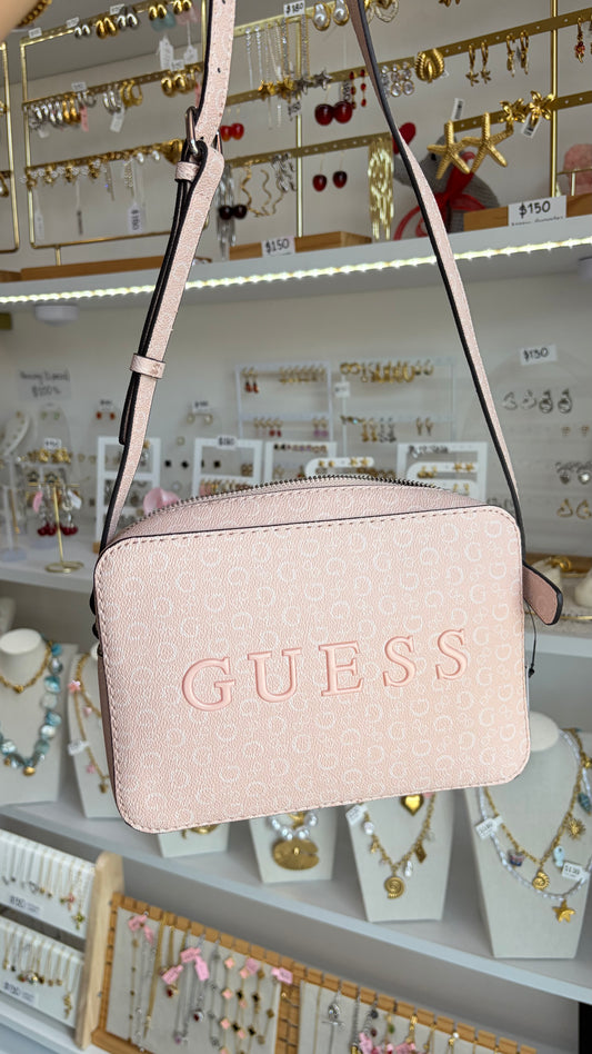 Bolsa Dama Crossbody Rosa Guess