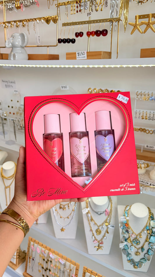 Set Body Mist 3 Piezas 75ml Be Mine Valentine’s Day Victoria’s Secret