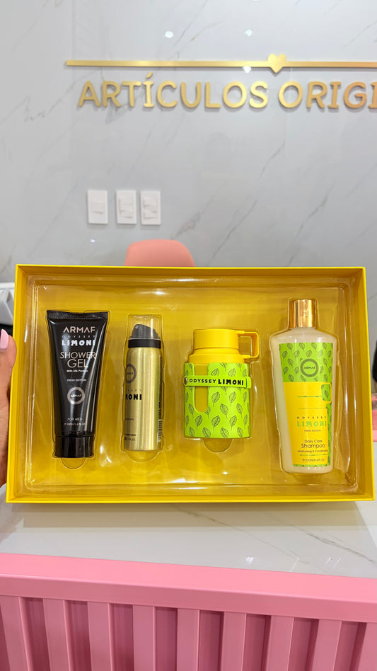 Set Perfume Caballero Odyssey Limoni Armaf