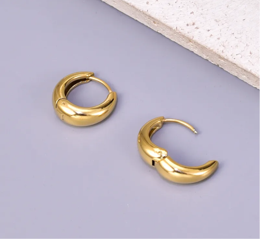 Arracadas Lissa 14mm Dorado