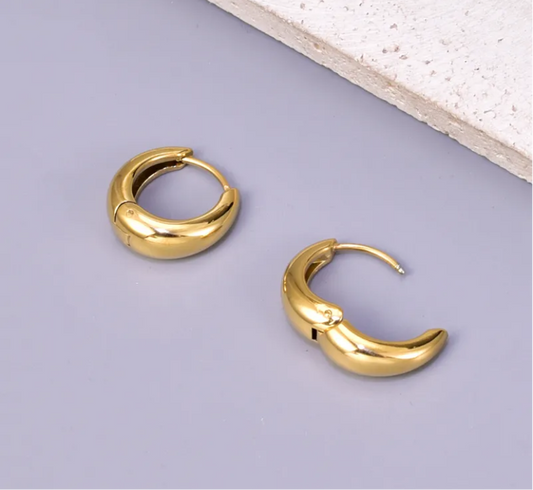 Arracadas Lissa 10mm Dorado