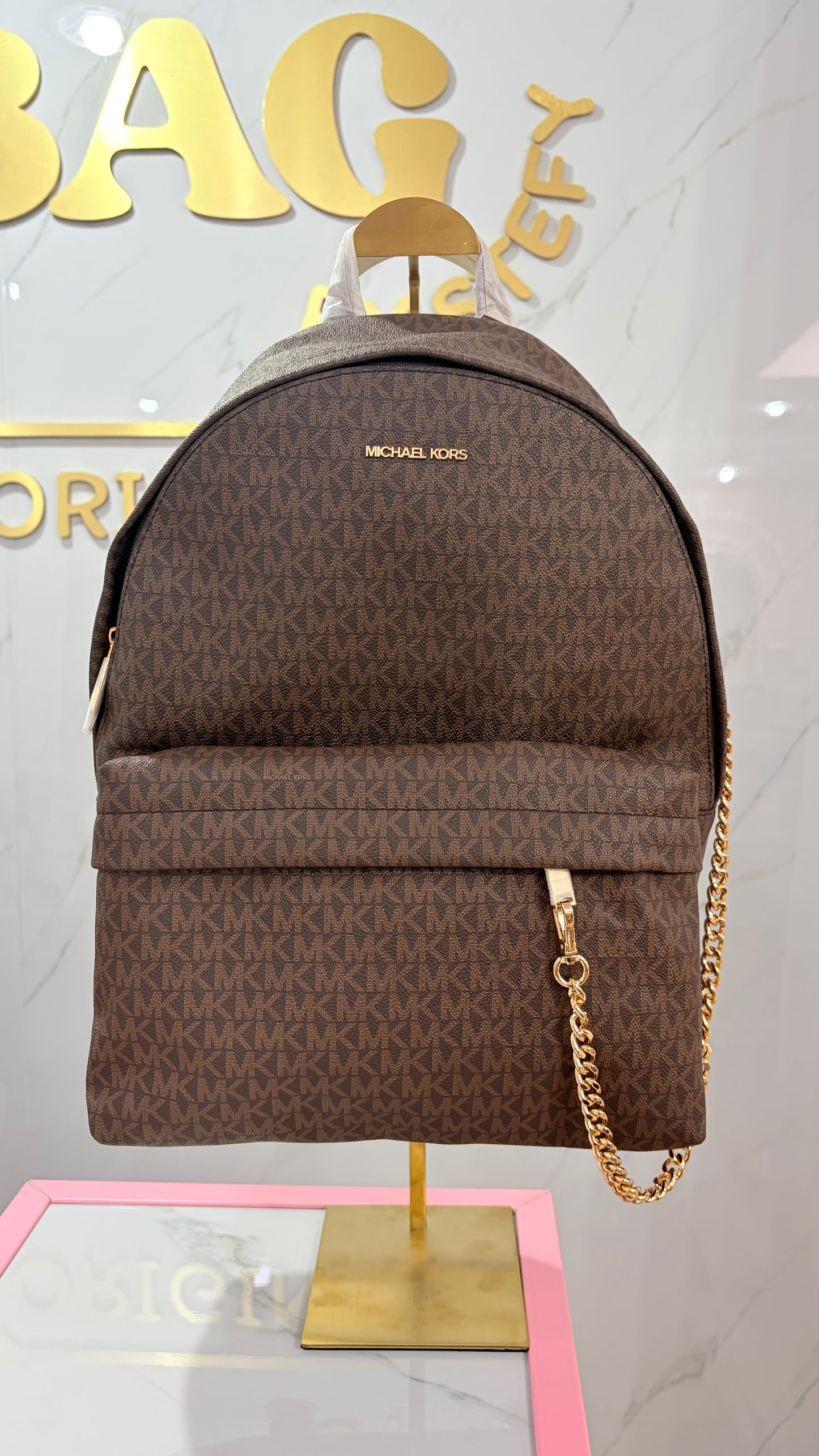 Mochila Grande Chocolate Michael Kors