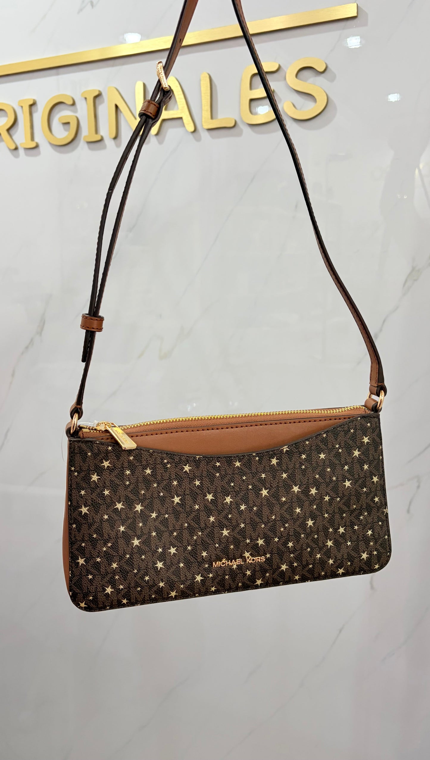 Bolsa Dama Crossbody Chocolate Michael Kors