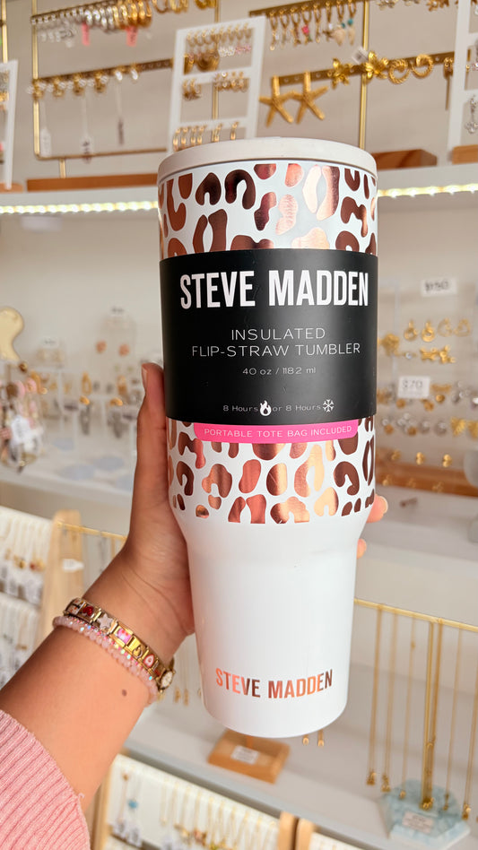 Termo Blanco Animal Print 1.182 Litros Steve Madden