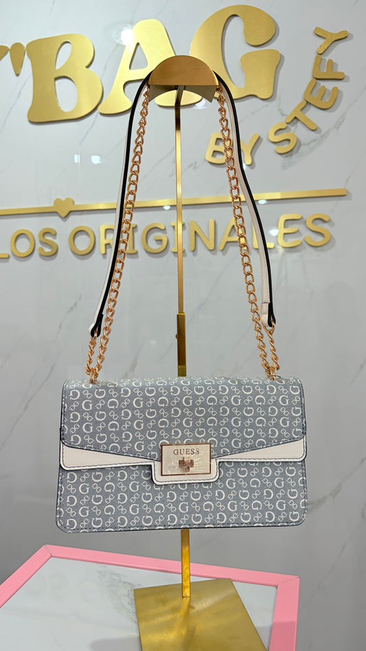 Bolsa Dama Crossbody Azul Guess