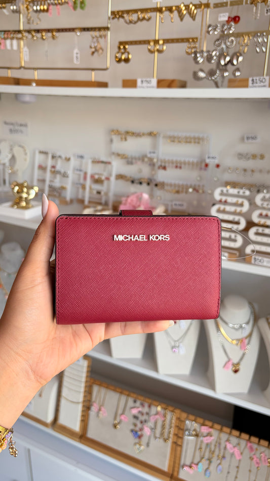 Cartera Dama Rojo Vino Michael Kors
