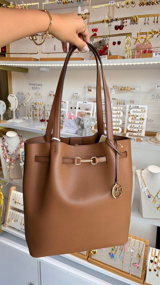 Bolsa Dama Grande Marrón Michael Kors