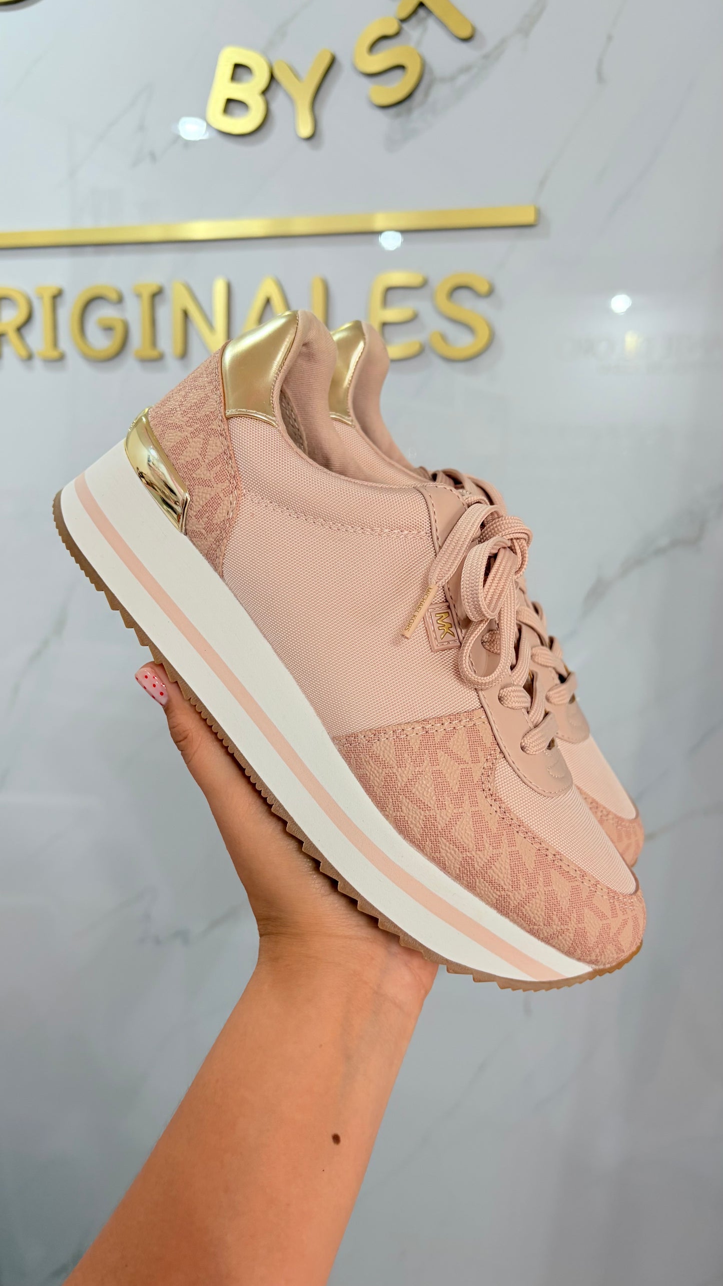 Tenis 4mx Rosas Michael Kors