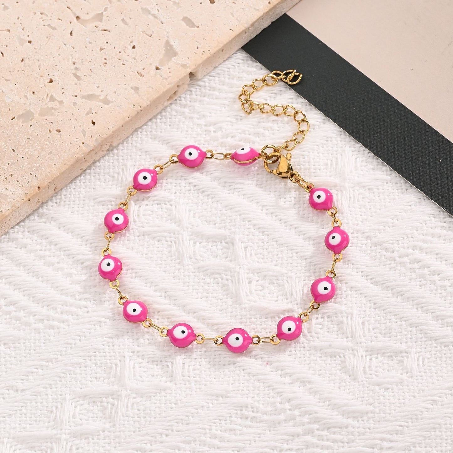 Pulsera Ojo Turco Rosa Fiusha