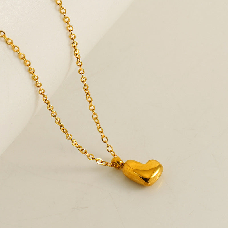 Collar Inicial Mini Dorado Acero