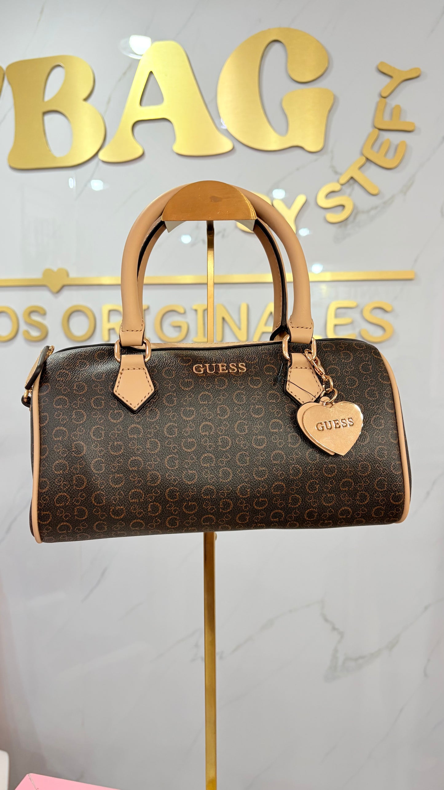 Bolsa Dama Chocolate Guess