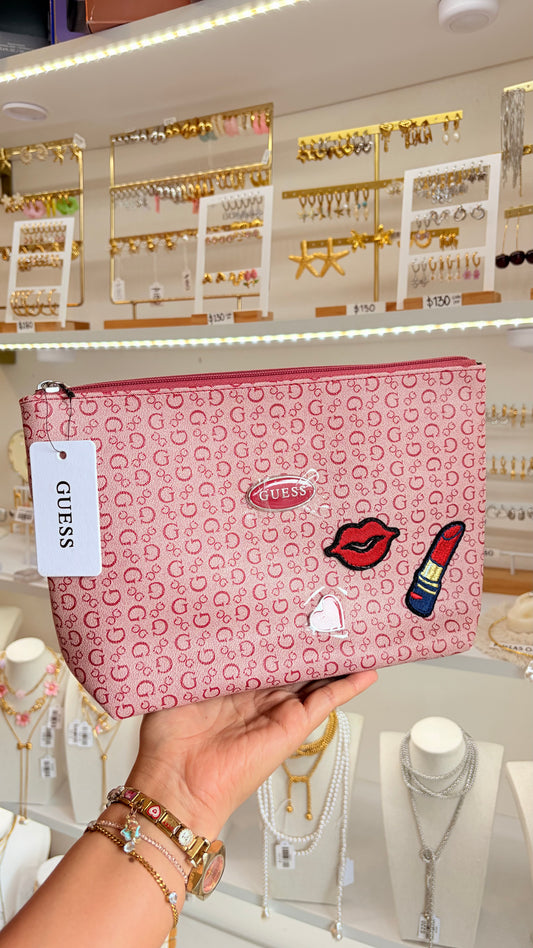 Cosmetiquera Roja Guess