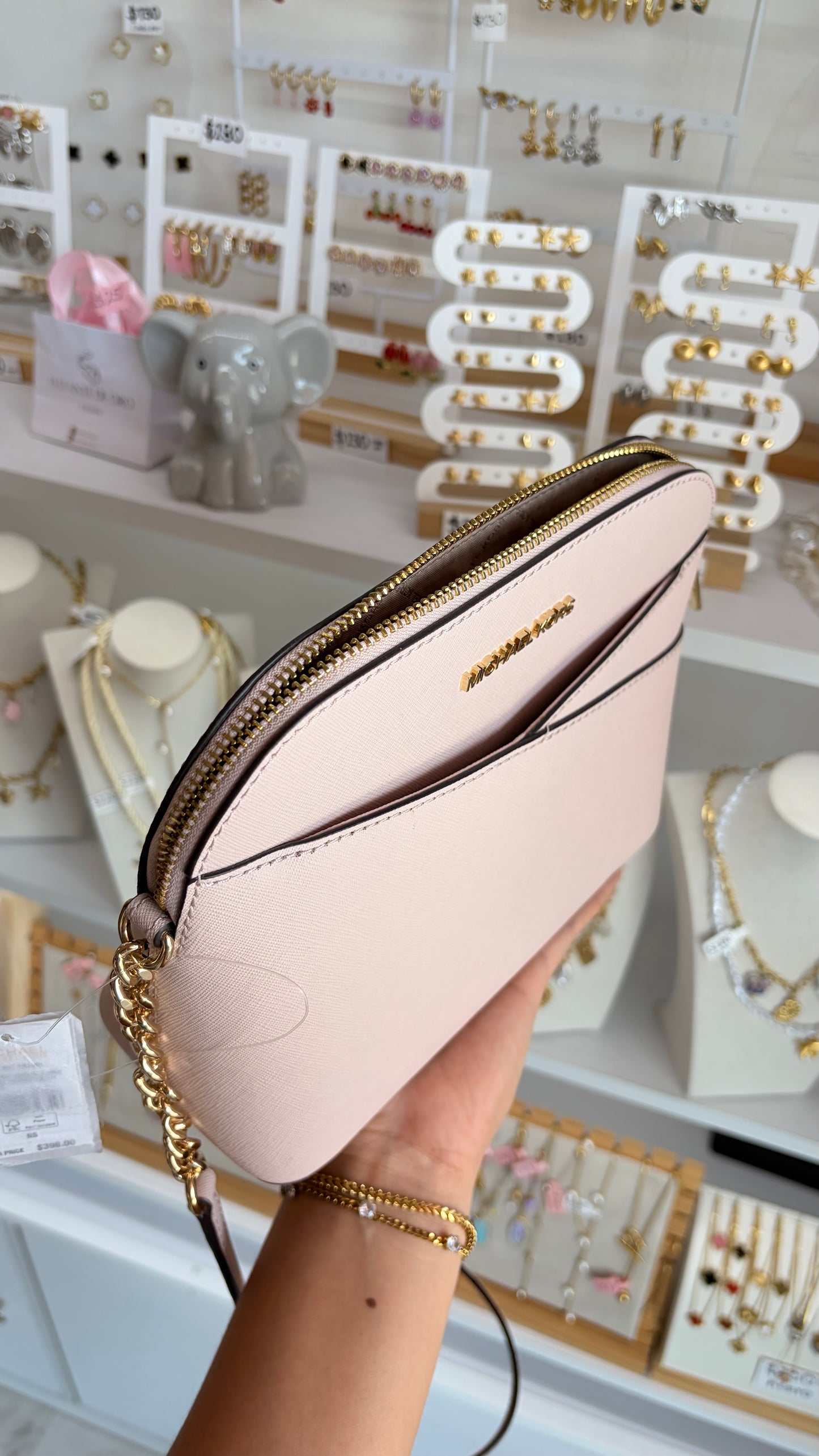 Bolsa Dama Crossbody Rosa Michael Kors