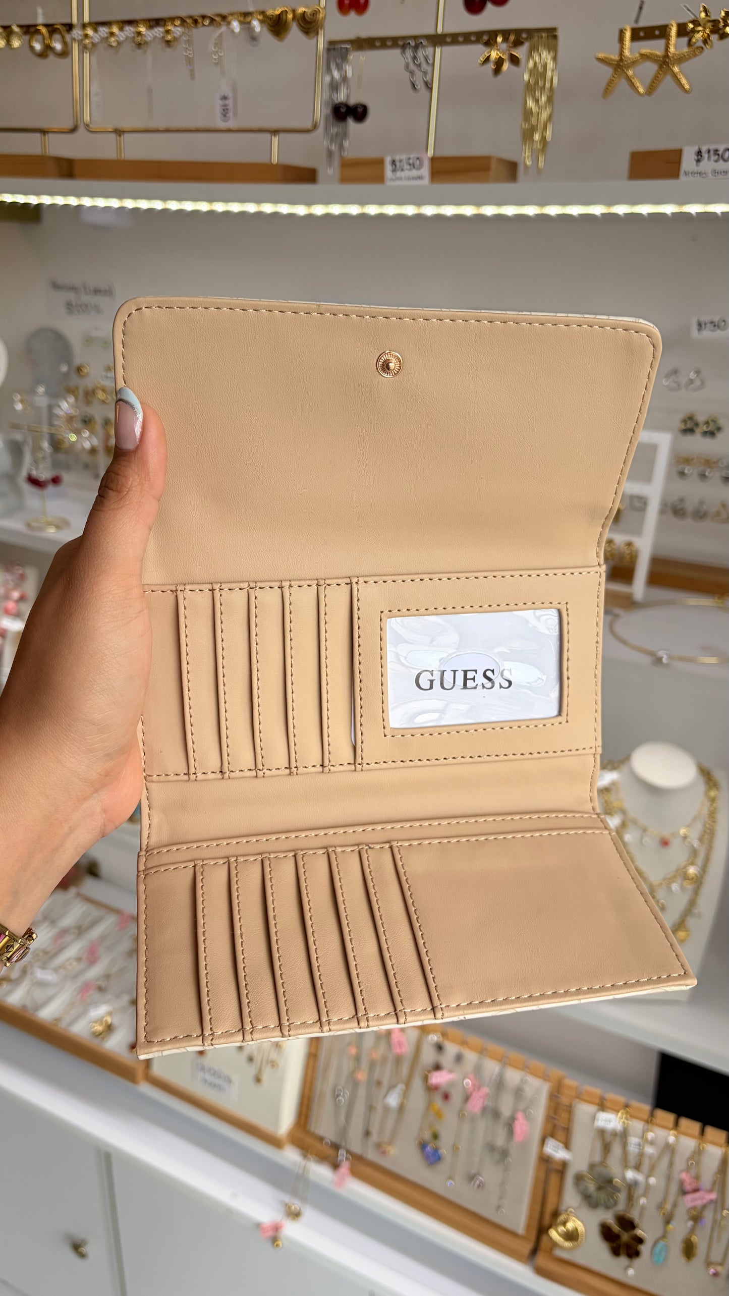 Cartera Dama Nude Rosa Guess