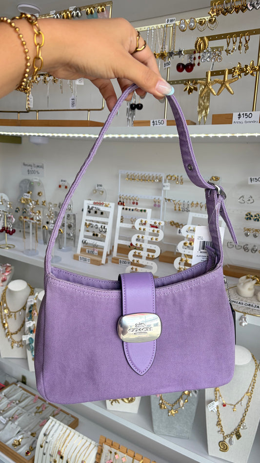 Bolsa Dama Eliza Morada Coach