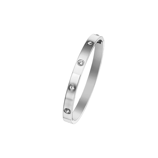 Brazalete Caris Plateado