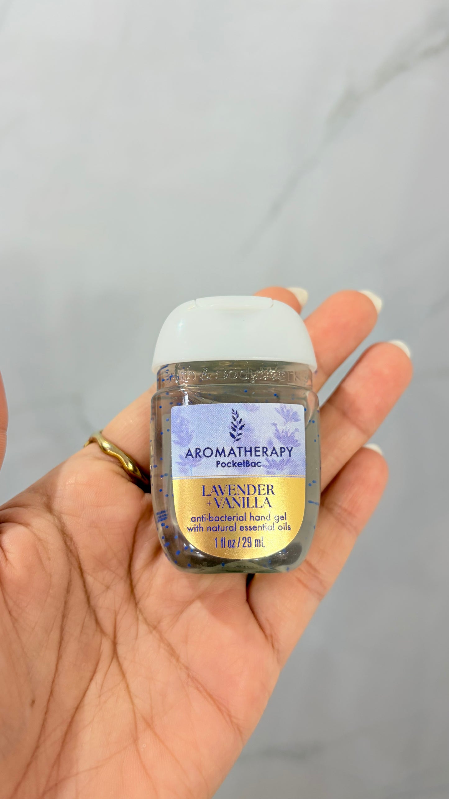 Gel Antibacterial Aromatherapy Lavender + Vainilla B&BW