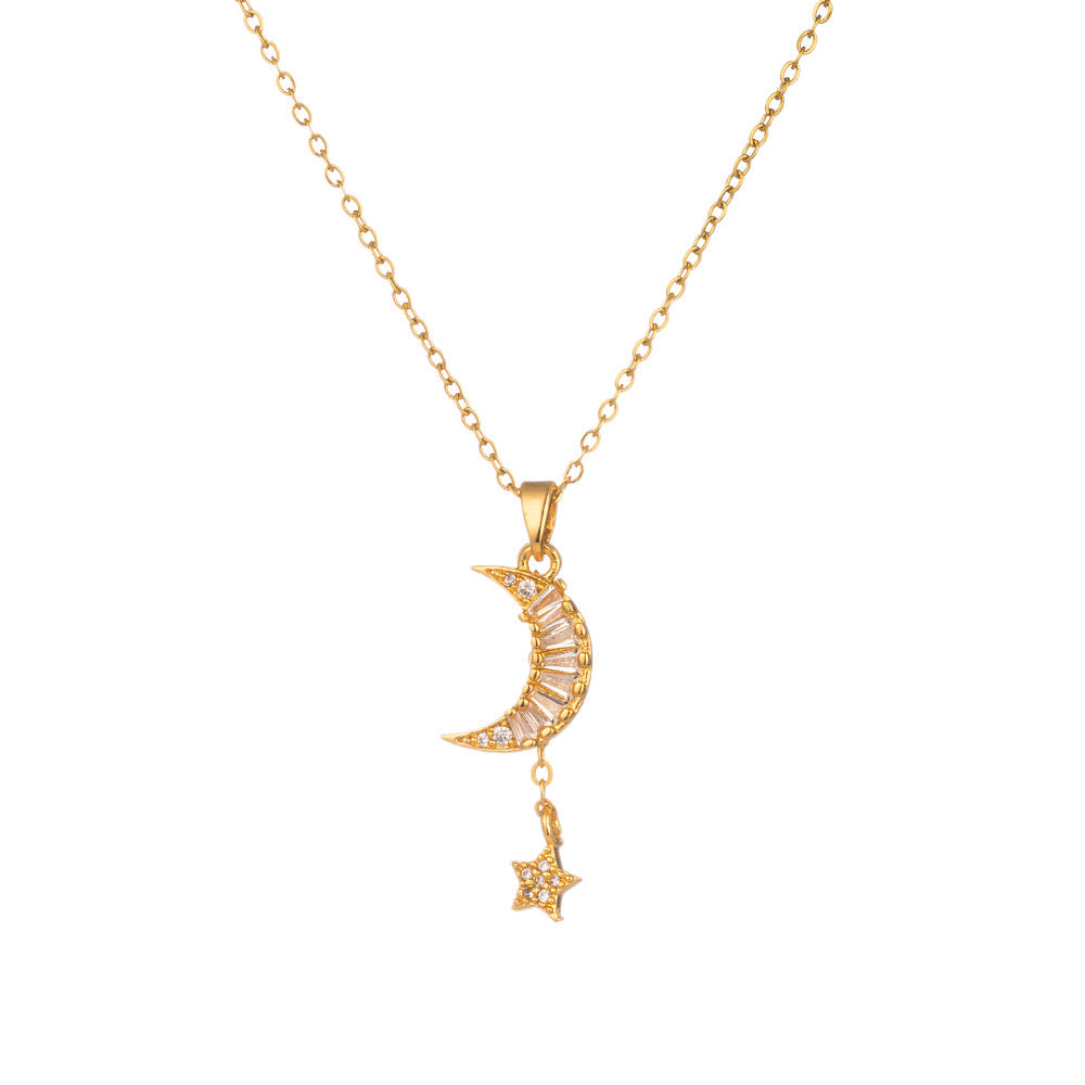 Collar Luna Y Estrella
