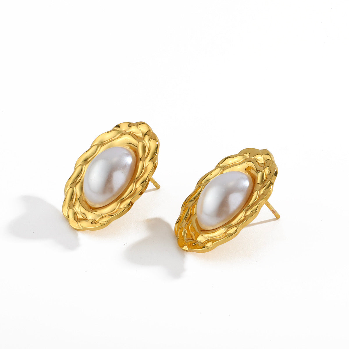 Aretes Circulares Y Perla