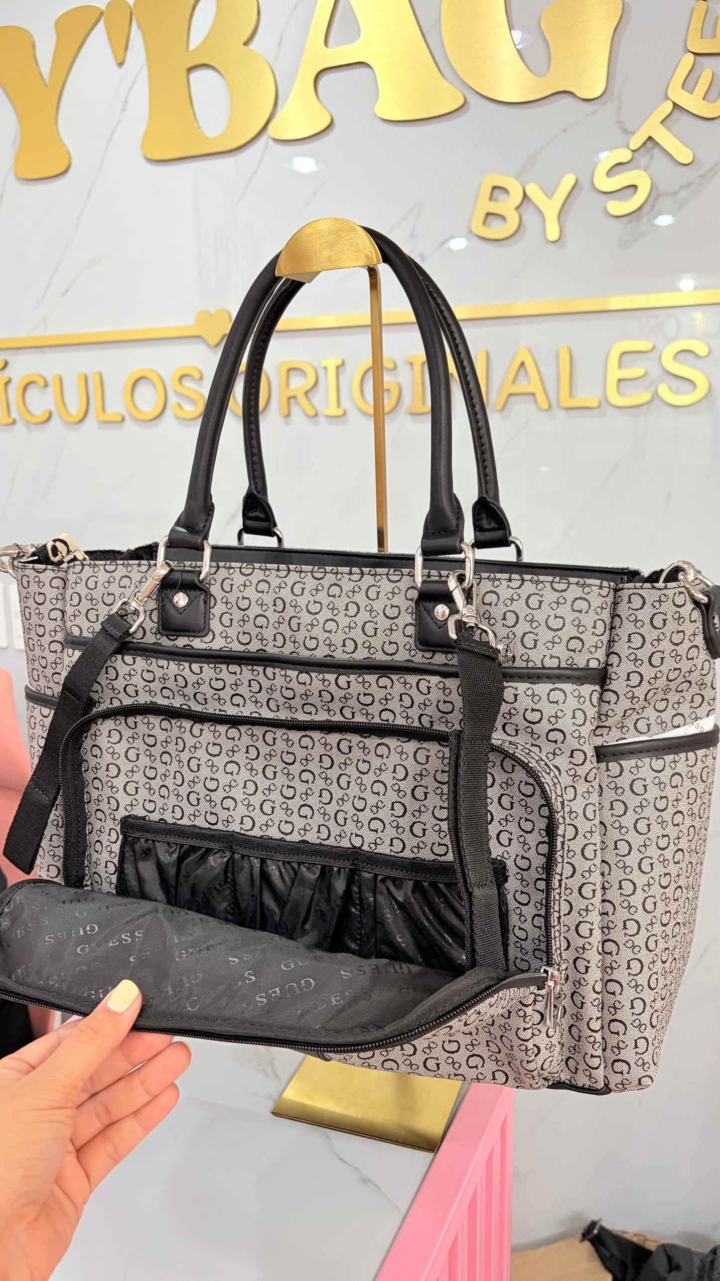Bolsa Dama Maxi Pañalera Trabajo Guess