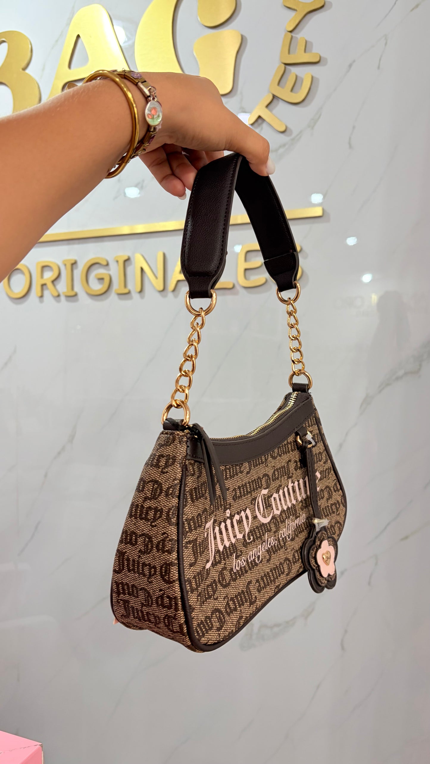 Bolsa Dama Chocolate Juicy Couture