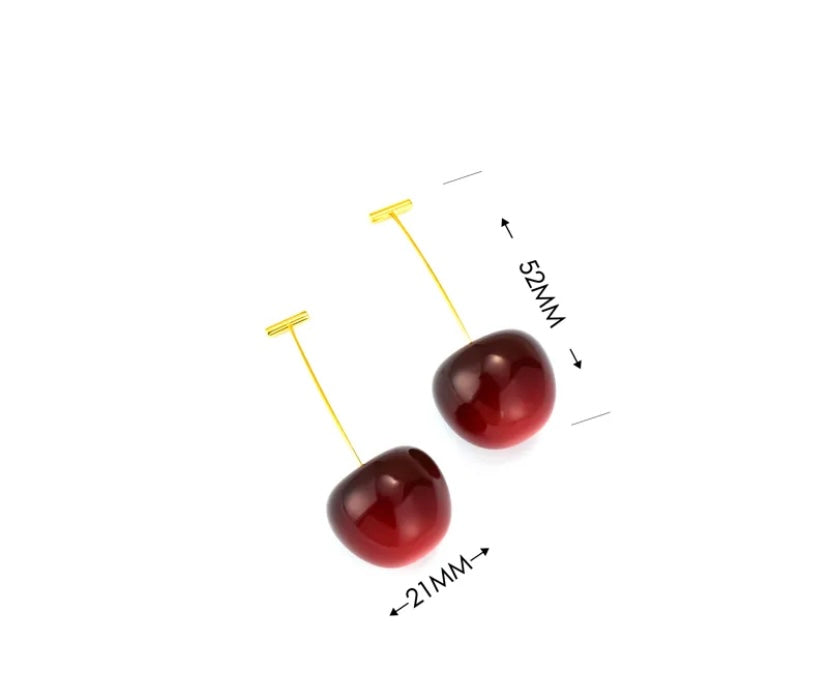 Pendientes Cereza