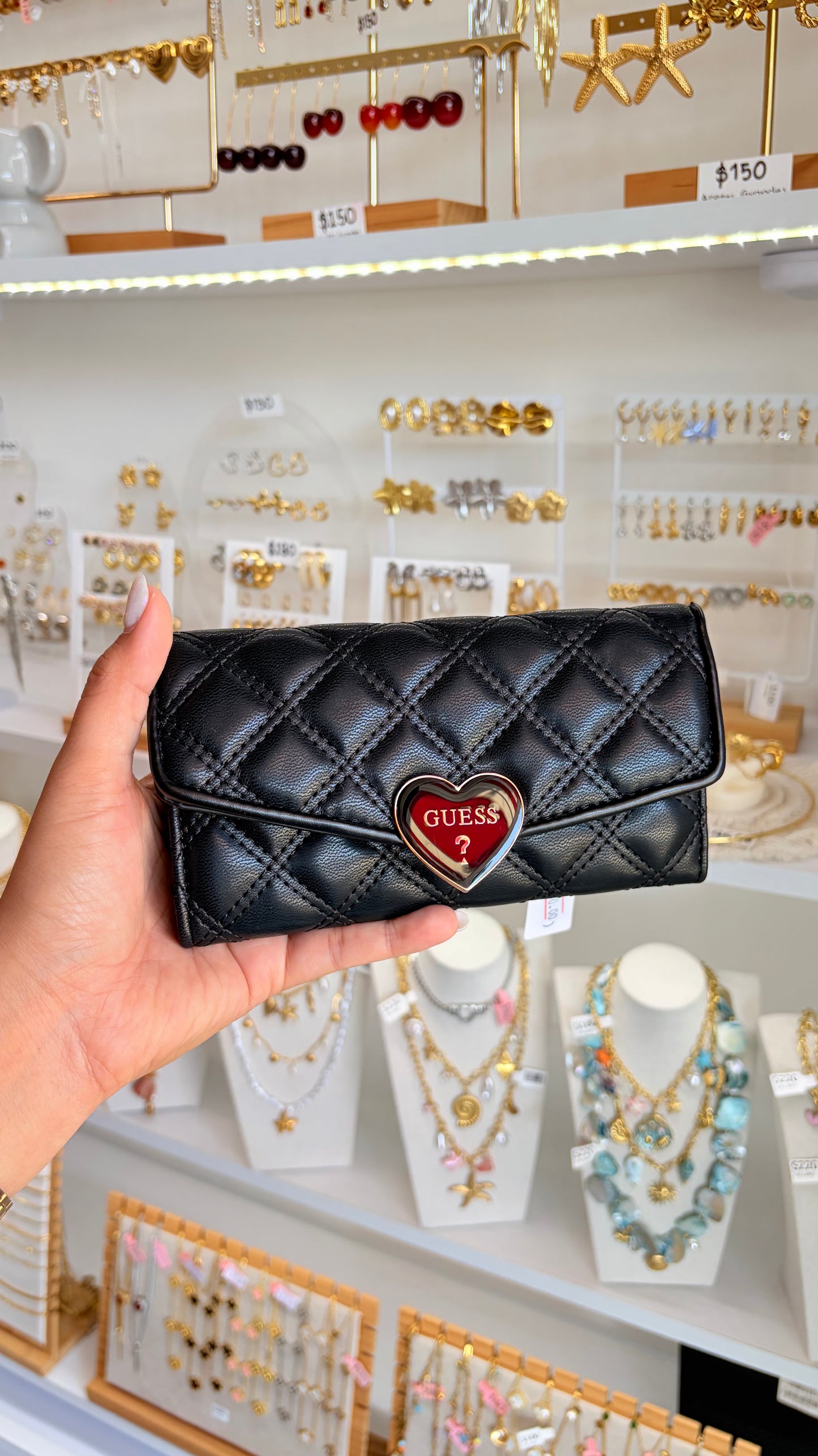 Cartera Dama Negro Guess