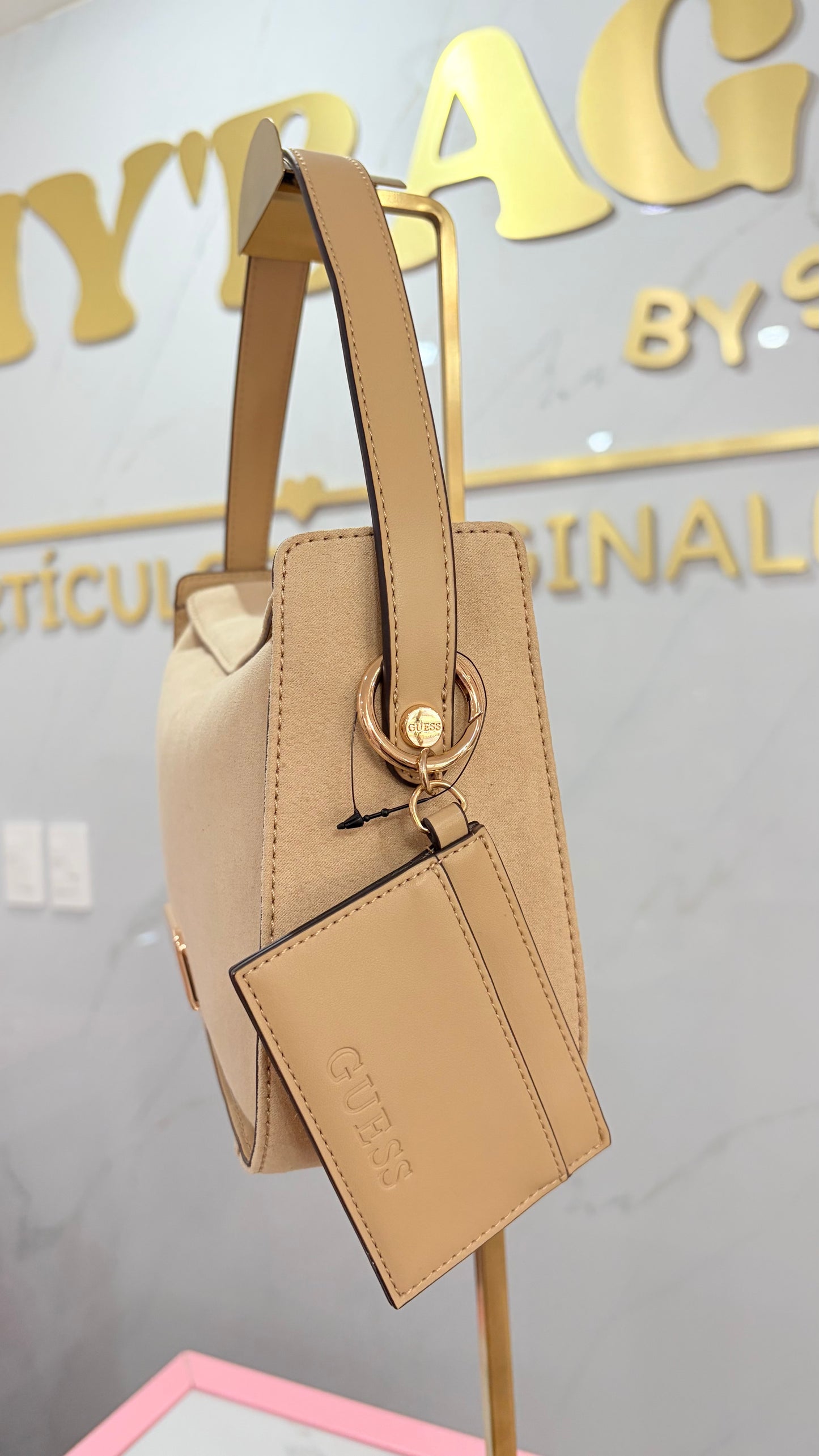 Bolsa Dama Beige Guess