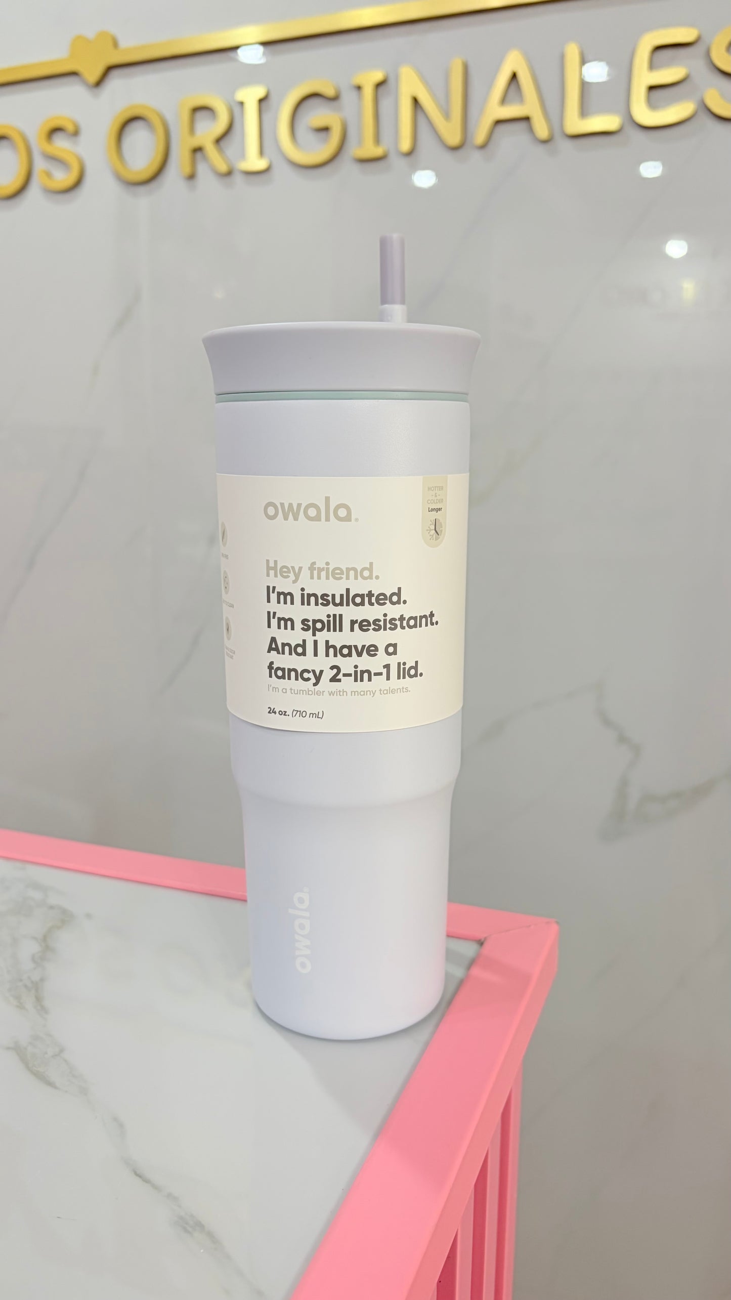 Termo Morado Lila 710ml Owala