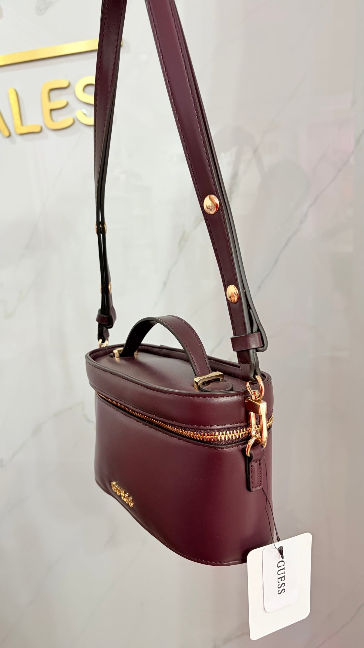 Bolsa Dama Chocolate Guess