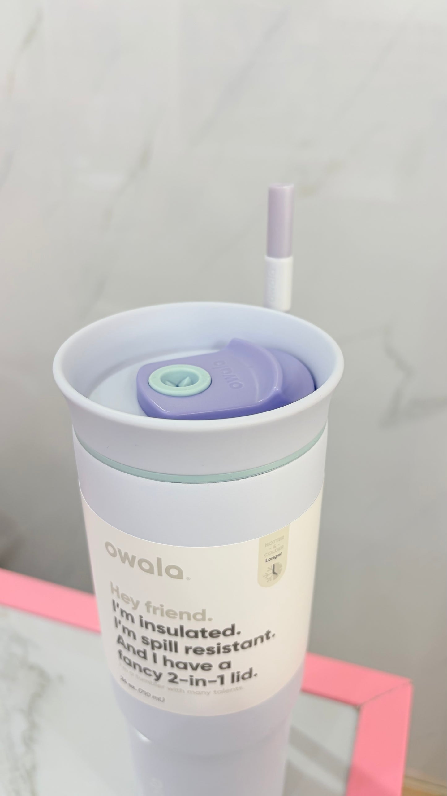 Termo Morado Lila 710ml Owala