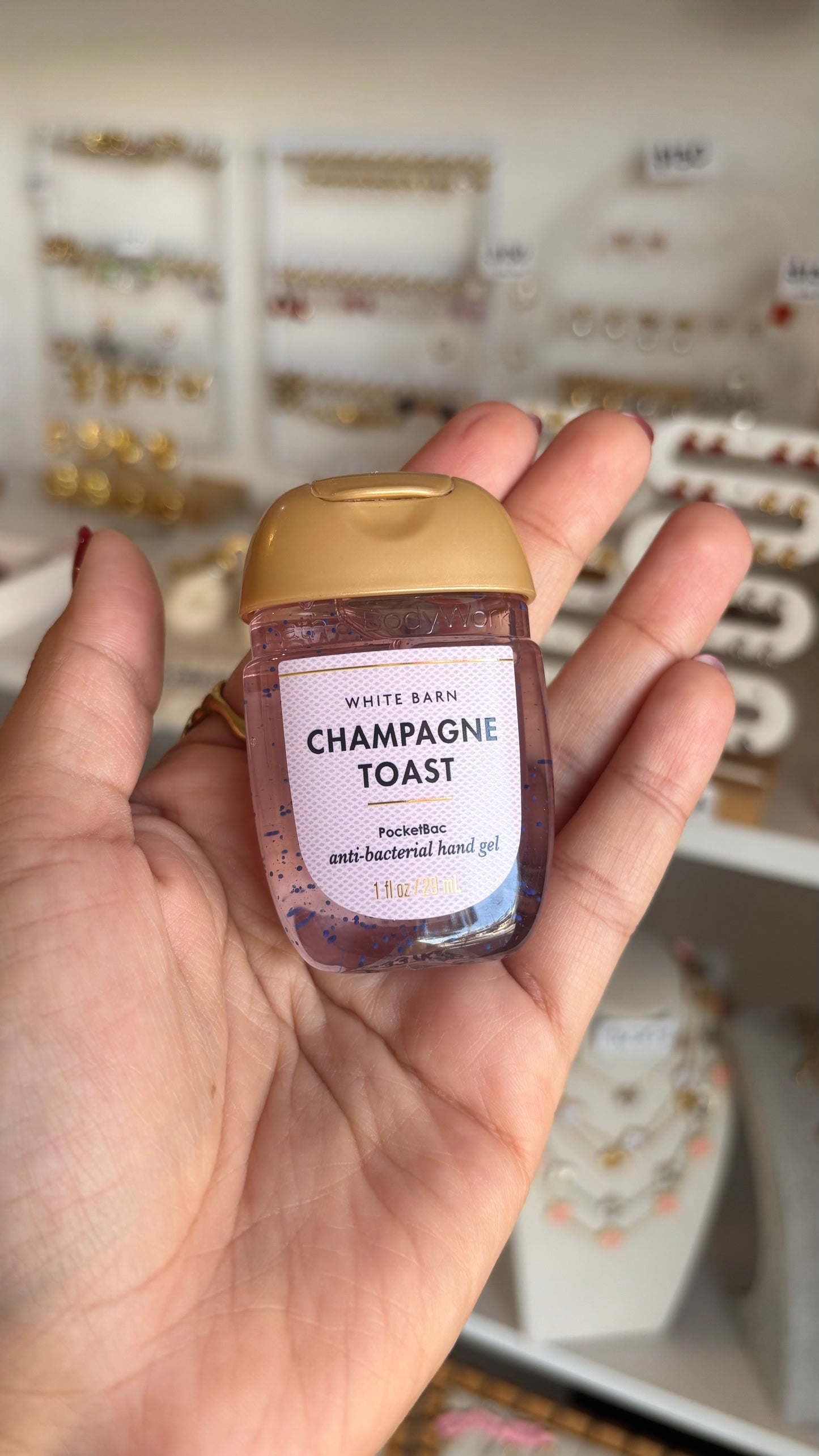 Gel Antibacterial Champagne Toast B&BW
