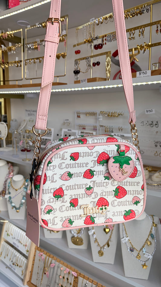 Bolsa Dama Rosa, Blanca Y Fresas Juicy Couture