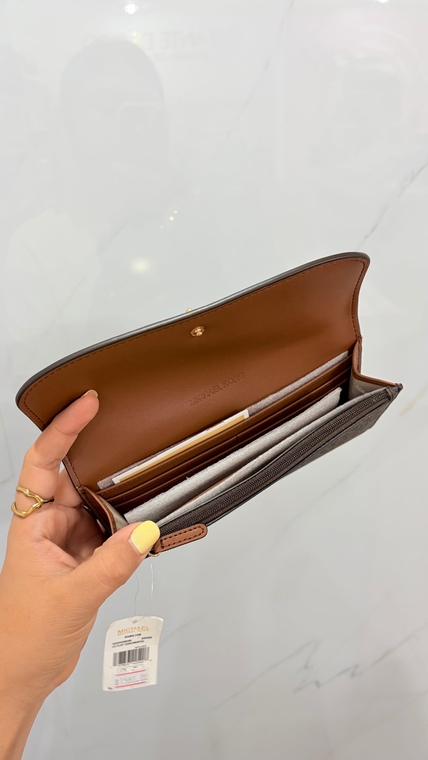 Cartera Dama Chocolate Michael Kors